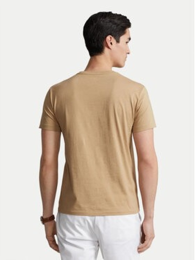 Polo Ralph Lauren T-Shirt 710671438329 Beżowy Custom Slim Fit