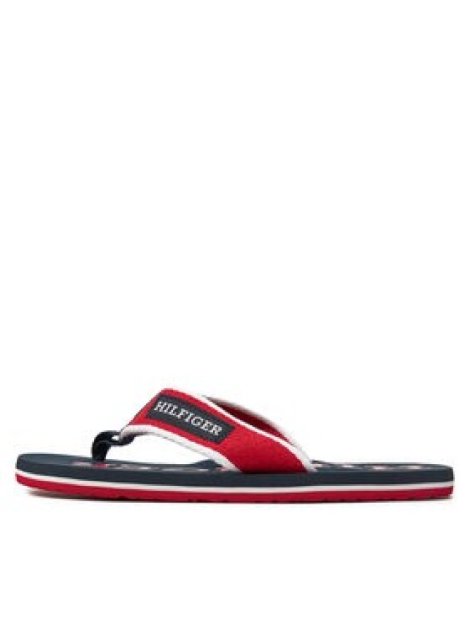 Tommy Hilfiger Japonki Patch Hilfiger Beach Sandal FM0FM05024 Czerwony