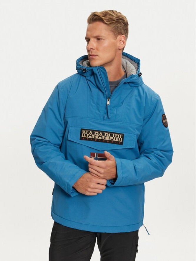 Napapijri Kurtka anorak Rainforest Winter 3 NP0A4GMC Niebieski Regular Fit