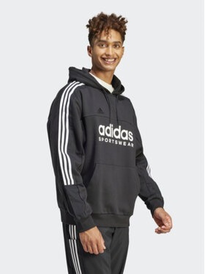 adidas Bluza House of Tiro IV8126 Czarny Loose Fit