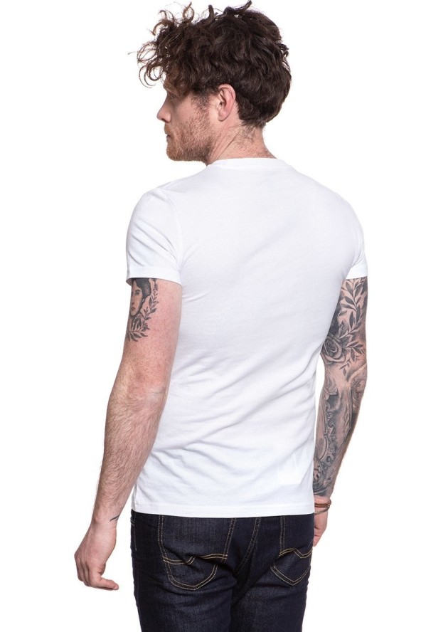 LEE T SHIRT TWIN PACK CREW WHITE L680AI12