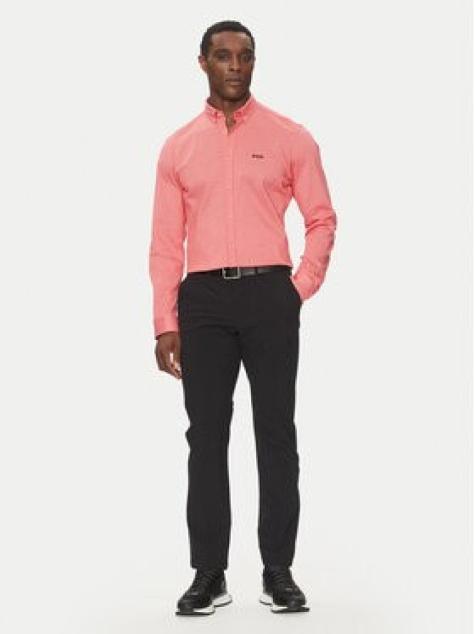 BOSS Koszula 50533163 Czerwony Regular Fit