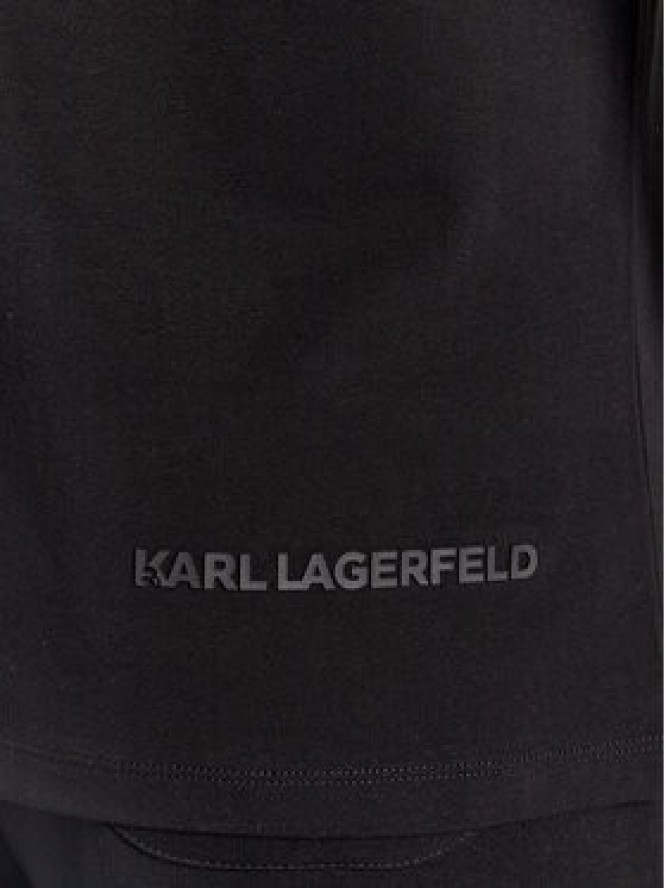 KARL LAGERFELD T-Shirt 755421 524221 Czarny Regular Fit