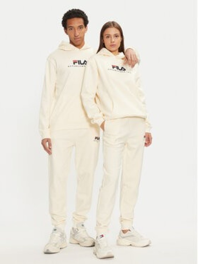 Fila Bluza Unisex Brunssum FAU0145 Écru Regular Fit