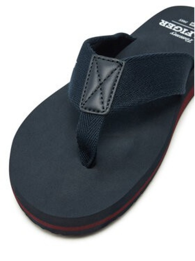 Tommy Hilfiger Japonki Hilfiger 85 Beach Sandal FM0FM05339 Granatowy