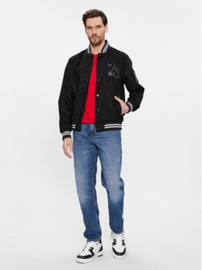 Brave Soul Kurtka bomber MJK-BROXTON Czarny Regular Fit