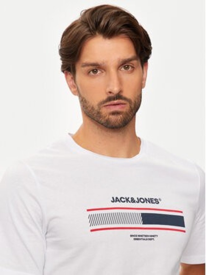 Jack&Jones T-Shirt South 12256784 Biały Standard Fit