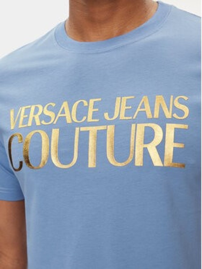 Versace Jeans Couture T-Shirt 76GAHT00 Kolorowy Regular Fit