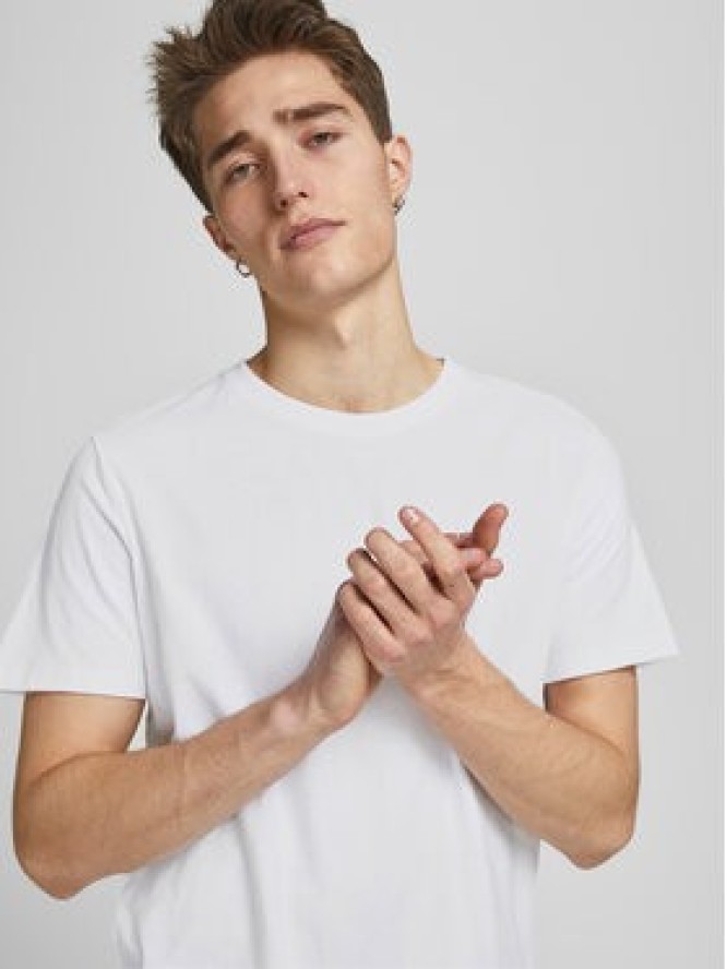 Jack&Jones T-Shirt Noa 12113648 Biały Long Line Fit