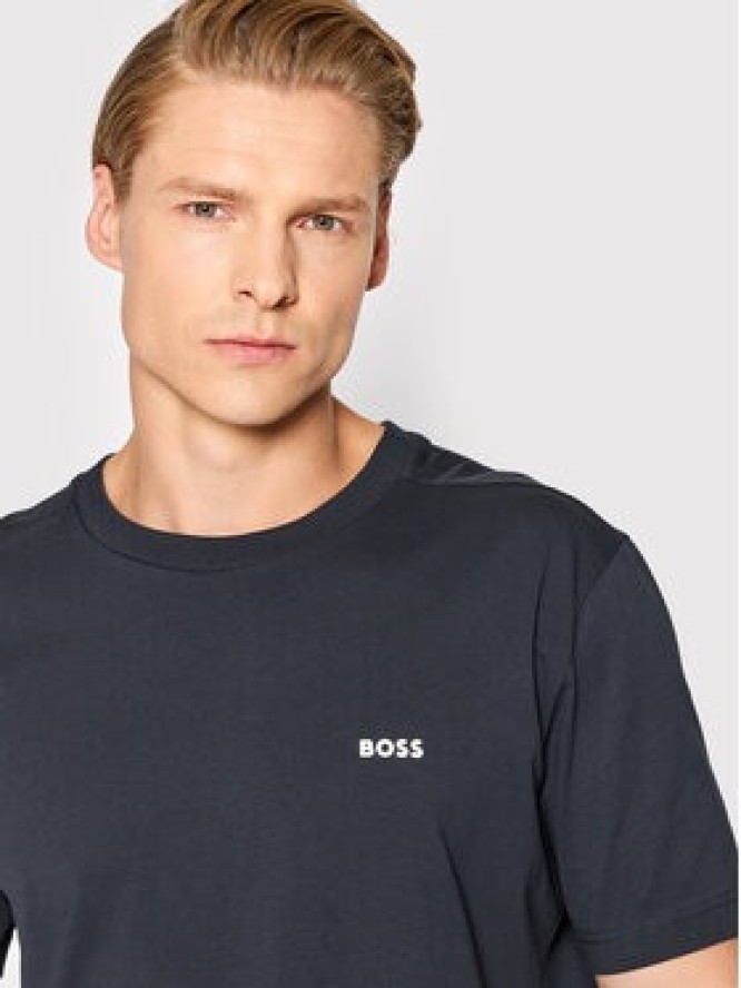Boss T-Shirt 50469057 Granatowy Regular Fit