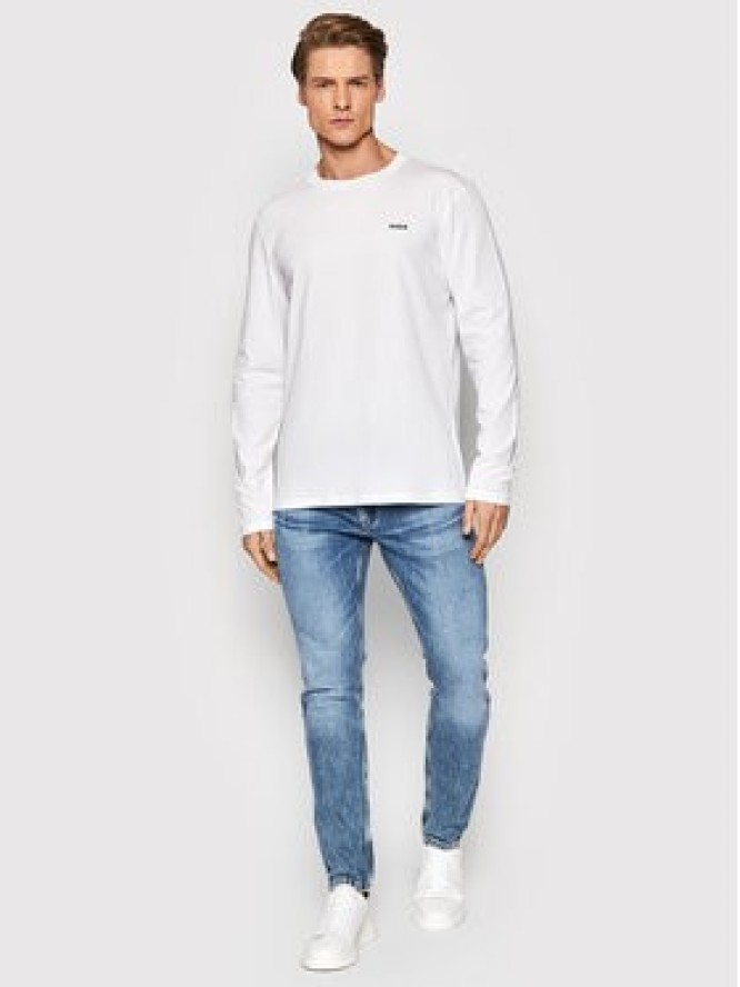 Hugo Longsleeve Derol222 50466159 Biały Regular Fit