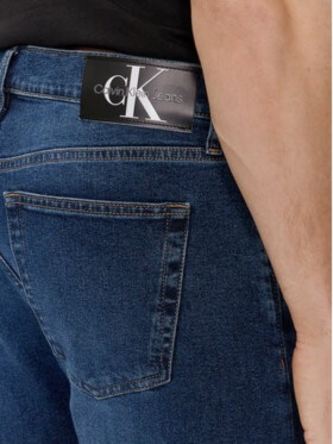 Calvin Klein Jeans Jeansy J30J324849 Granatowy Slim Fit