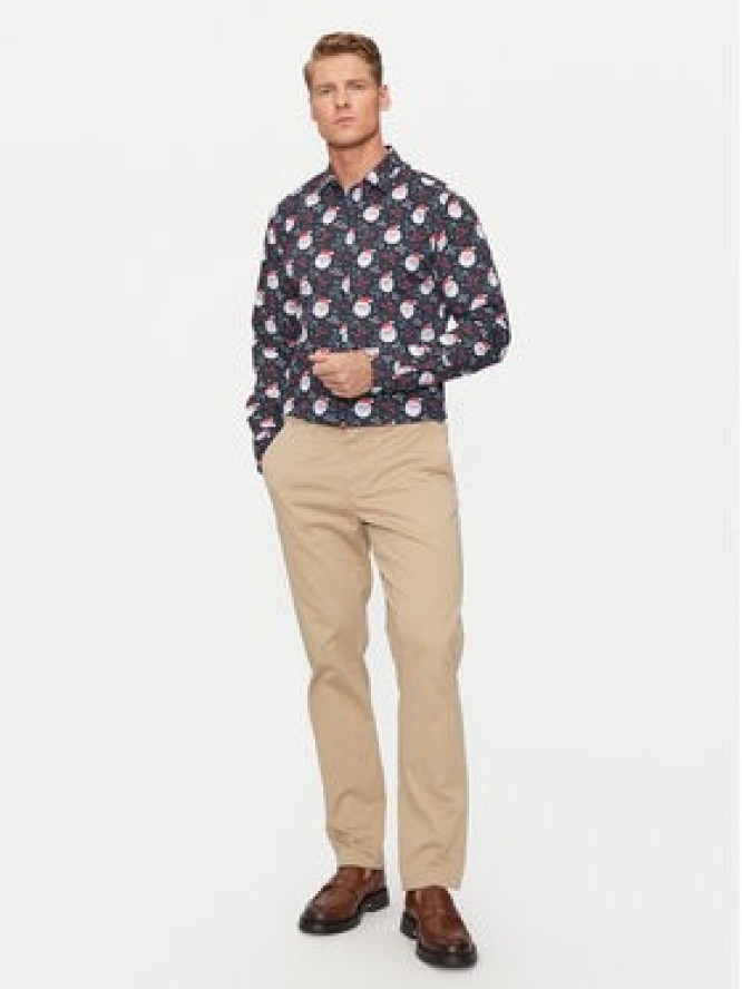 Only & Sons Koszula 22031026 Granatowy Slim Fit