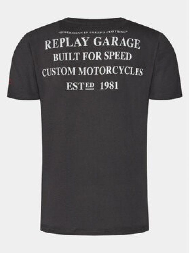 Replay T-Shirt M6766.000.22662 Szary Regular Fit
