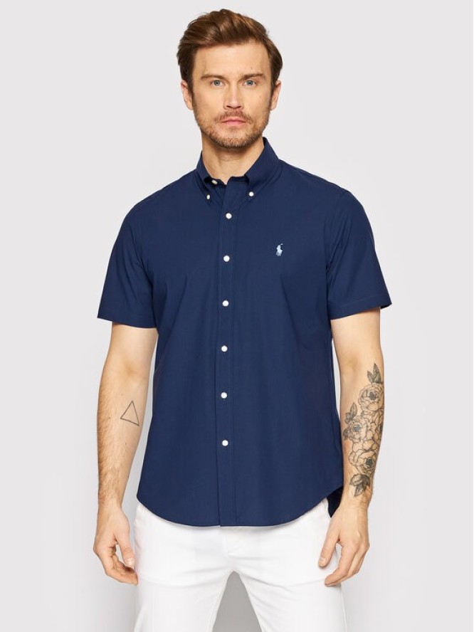 Polo Ralph Lauren Koszula 710867700003 Granatowy Custom Fit