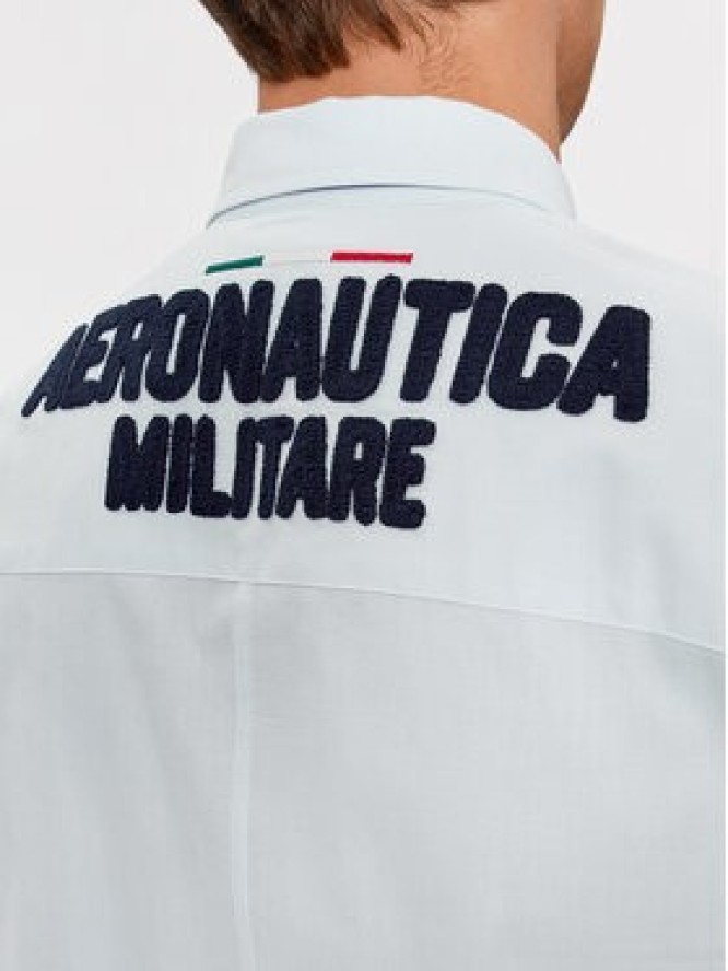 Aeronautica Militare Koszula 232CA1238CT3213 Niebieski Regular Fit