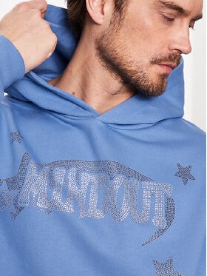 Mindout Bluza Starlight S2023-1 Niebieski Regular Fit