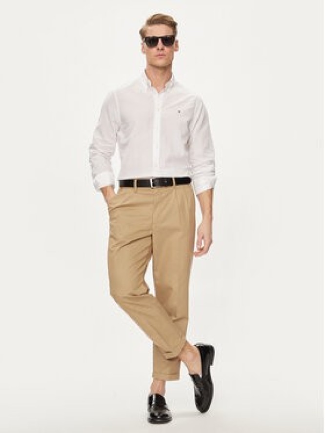 Tommy Hilfiger Koszula MW0MW34632 Biały Slim Fit