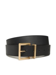 Calvin Klein Pasek Męski Adj Pramid Buckle Gold 35Mm K50K510218 Czarny