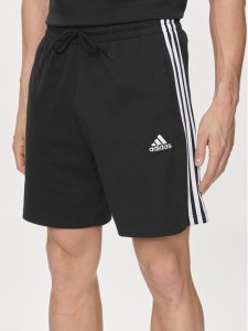 adidas Szorty sportowe Essentials 3-Stripes Shorts IC9378 Czarny Regular Fit