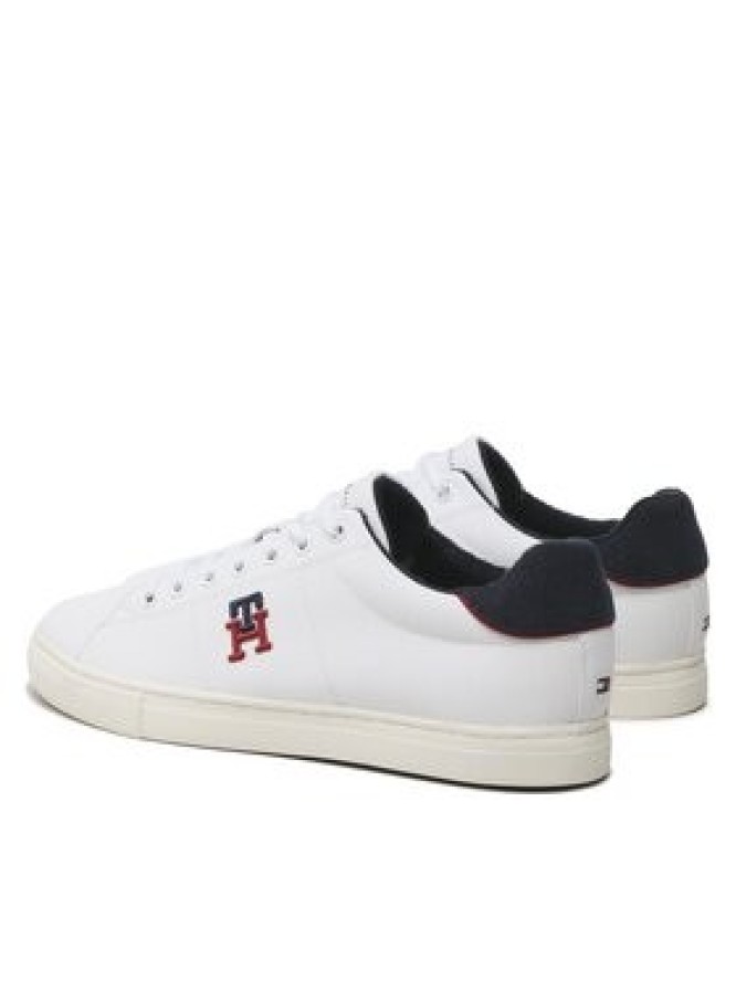 Tommy Hilfiger Sneakersy Core Vulc Varsity Monogram FM0FM04350 Biały