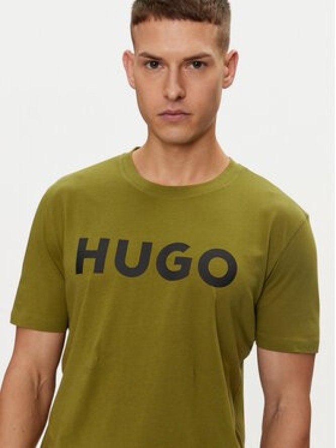 Hugo T-Shirt Dulivio 50467556 Zielony Regular Fit