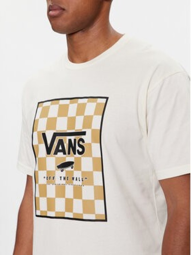 Vans T-Shirt Mn Classic Print Box VN0A5E7Y Écru Classic Fit