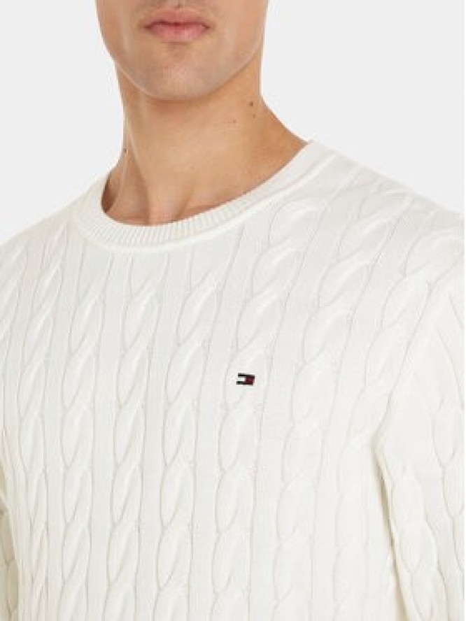 Tommy Hilfiger Sweter MW0MW33132 Écru Relaxed Fit