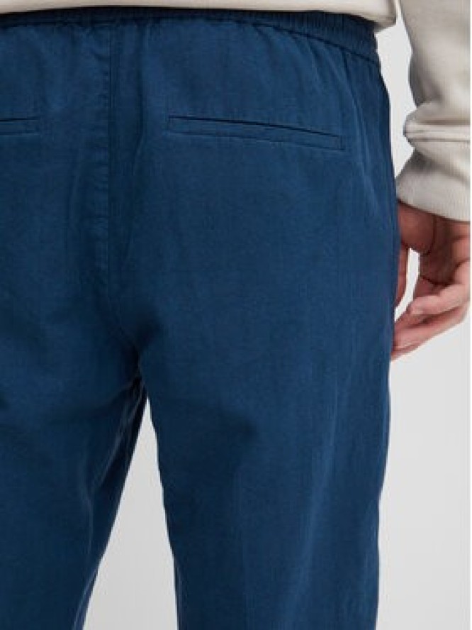 Casual Friday Spodnie materiałowe 20504738 Granatowy Regular Fit
