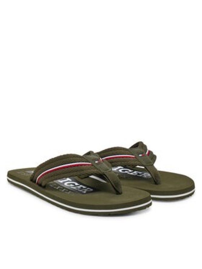 Tommy Hilfiger Japonki Corporate Hilfiger Beach FM0FM05436 Czerwony