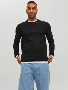 Jack&Jones Sweter 12227443 Czarny Regular Fit