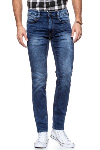 SPODNIE MĘSKIE MUSTANG Oregon Tapered K DENIM BLUE 1006064 5000 683