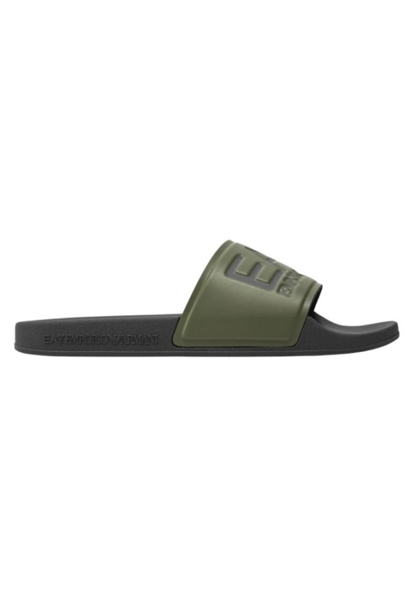 EA7 Zielone klapki Flip flops