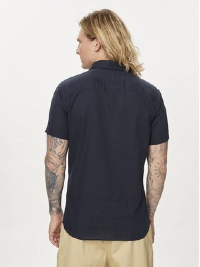 Jack&Jones Koszula Jjelinen 12248592 Granatowy Slim Fit