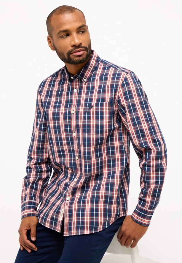 Męska Koszula MUSTANG Chester Multi Check Bunt 1014760 12544