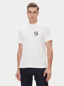KARL LAGERFELD T-Shirt A2M17072 Biały Regular Fit