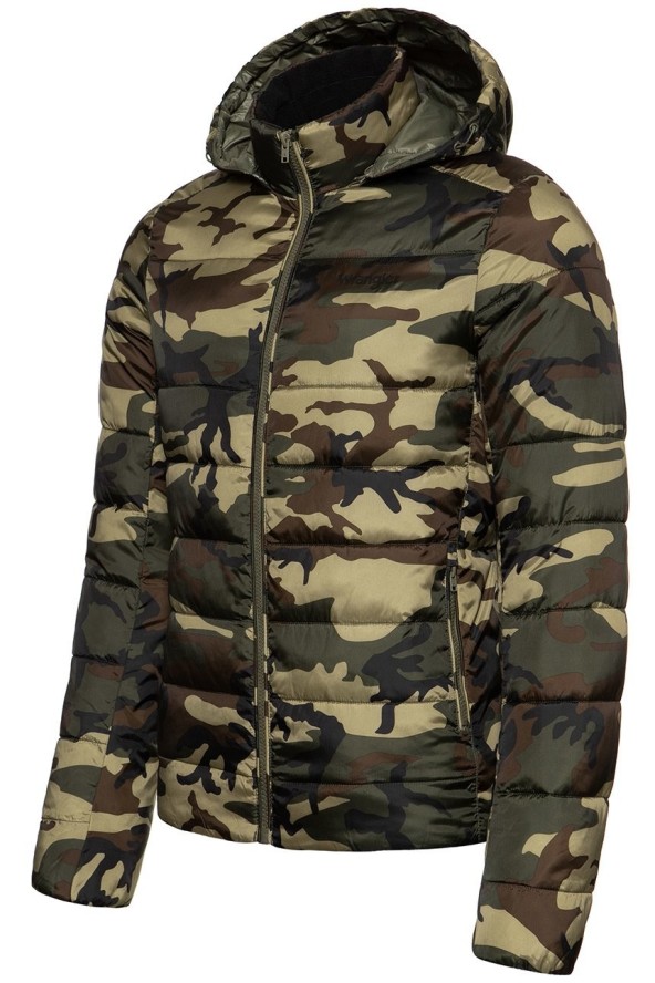 KURTKA ZIMOWA WRANGLER PUFFER JACKET CAMOUFLAGE W4725X4X3