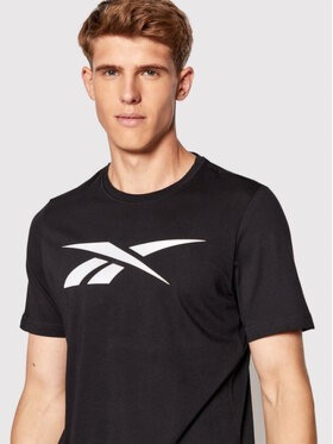 Reebok T-Shirt Graphic Series Vector HD4000 Czarny Slim Fit