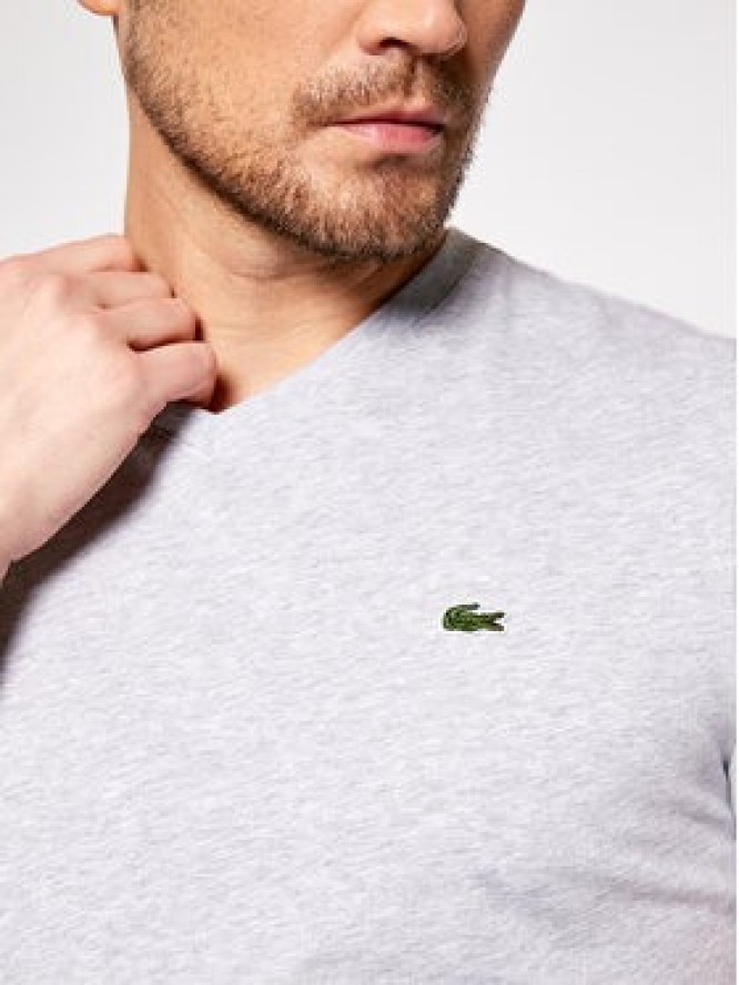 Lacoste T-Shirt TH2036 Szary Regular Fit