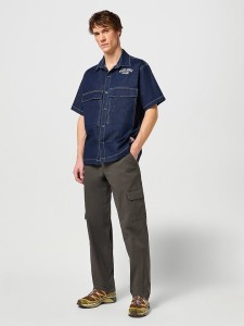 Wrangler Bojówki w kolorze antracytowym rozmiar: W36/L34