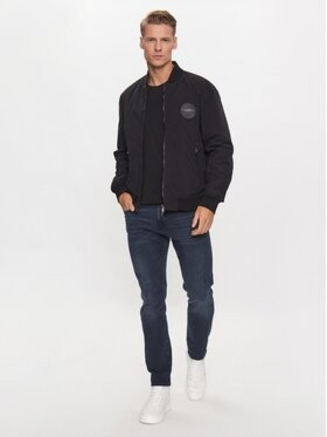 Boss Kurtka bomber Coperto 50499031 Czarny Regular Fit