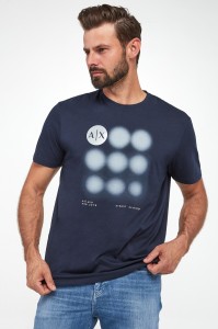 T-shirt męski z logo ARMANI EXCHANGE