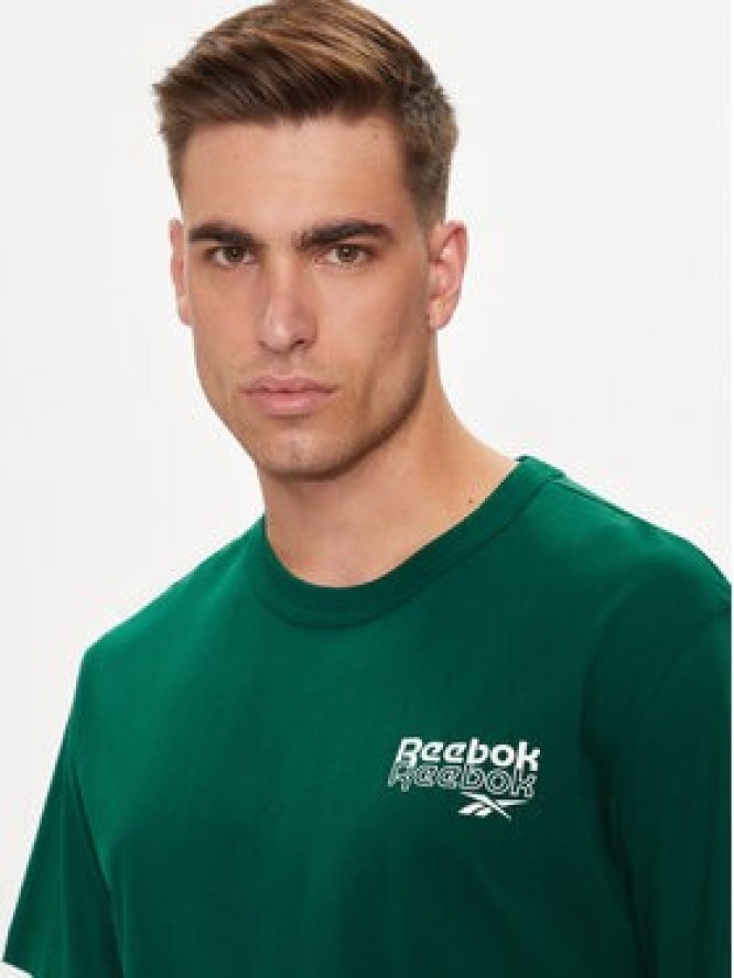 Reebok T-Shirt Ri Brand Proud Gfx Ss Tee 100076384 Zielony Regular Fit