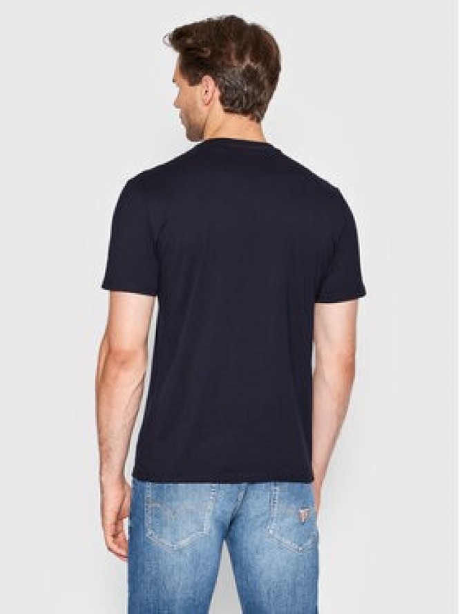 Guess T-Shirt M2YI36 I3Z11 Granatowy Slim Fit