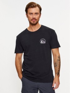 Quiksilver T-Shirt Cleancircle EQYZT07491 Czarny Regular Fit