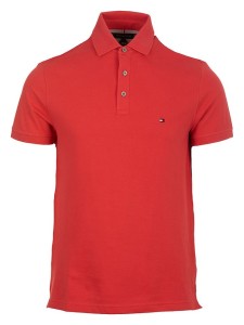 Tommy Hilfiger Koszulka polo w kolorze czerwonym rozmiar: XL