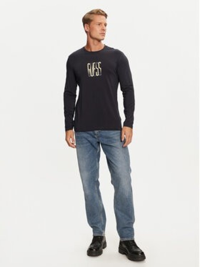 Guess Longsleeve M4BI34 J1314 Granatowy Slim Fit