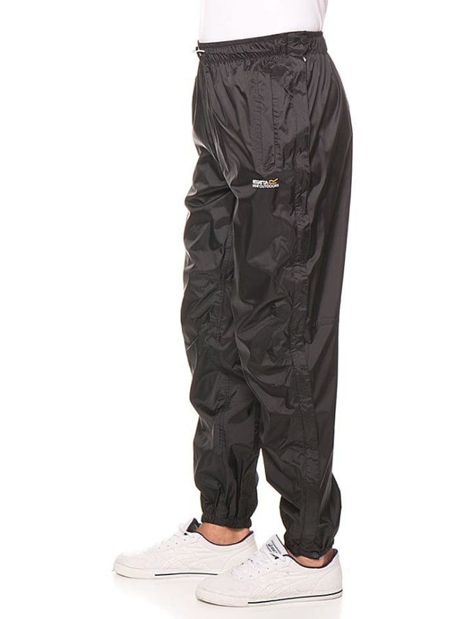 Regatta Spodnie przeciwdeszczowe "Active" w kolorze czarnym rozmiar: M