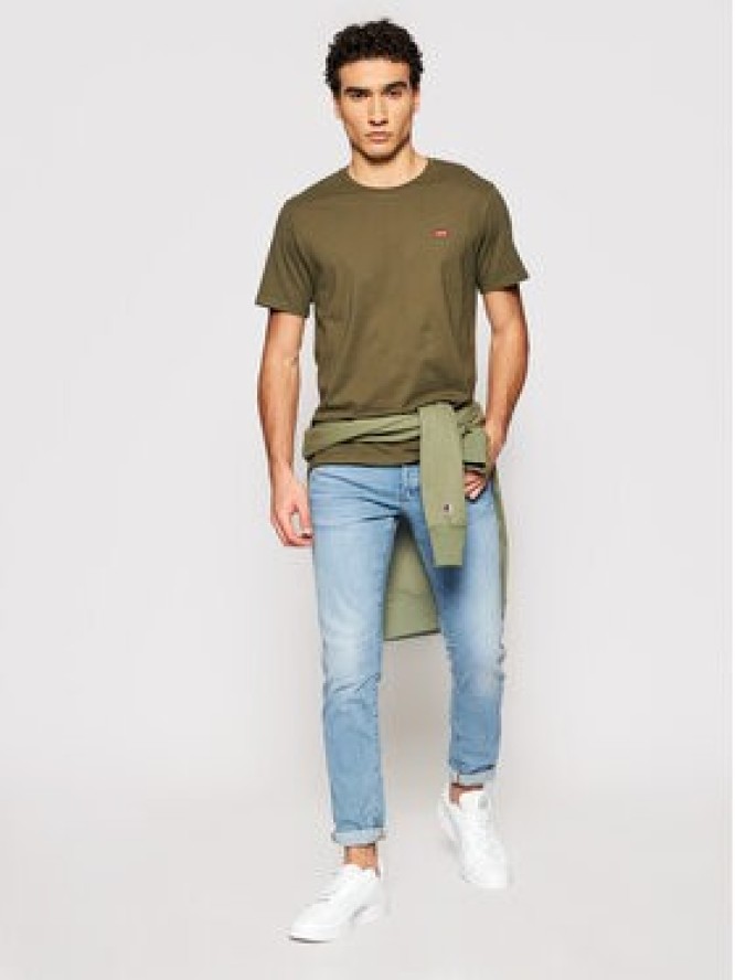 Levi's® T-Shirt Original Housemark 56605-0021 Zielony Standard Fit