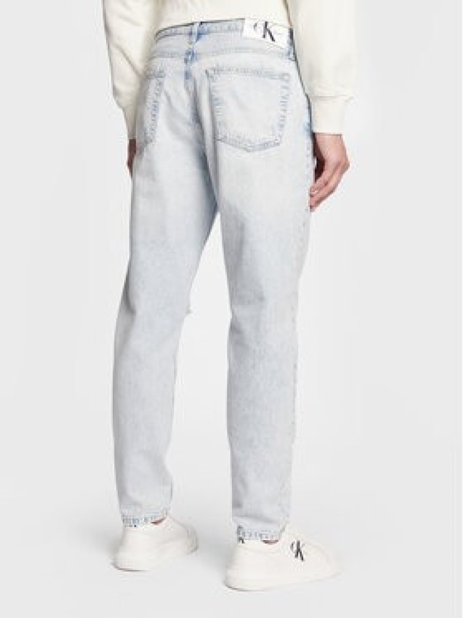 Calvin Klein Jeans Jeansy J30J322404 Błękitny Tapered Fit